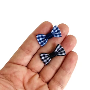 Mini laço xadrez (5 und.) - Imagem 1