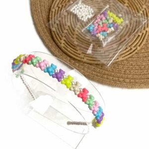 Kit Tiara urso candy color - Imagem 1