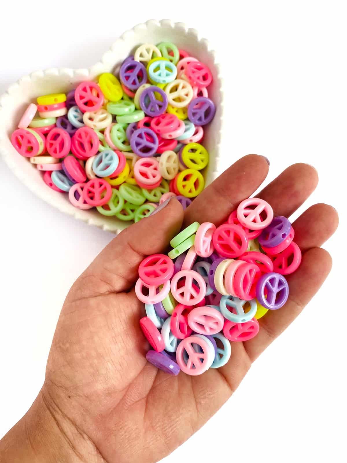 Entremeio paz e amor colorido candy (20g.)