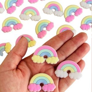 Aplique emborrachado Arco-íris candy (2 und) - Imagem 1