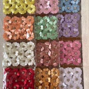 Flor camélia de cetim (1 und) - Imagem 1
