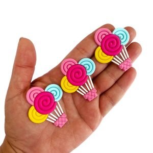 Aplique emborrachado balão de pirulito - Imagem 1