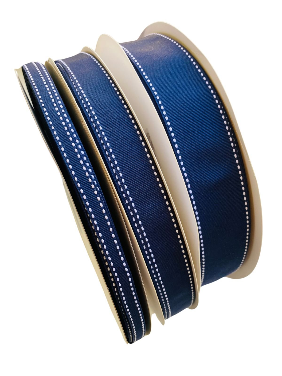 Fita Yama pespontada azul marinho