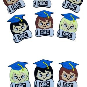 Aplique Escolar Formanda do ABC 7cm