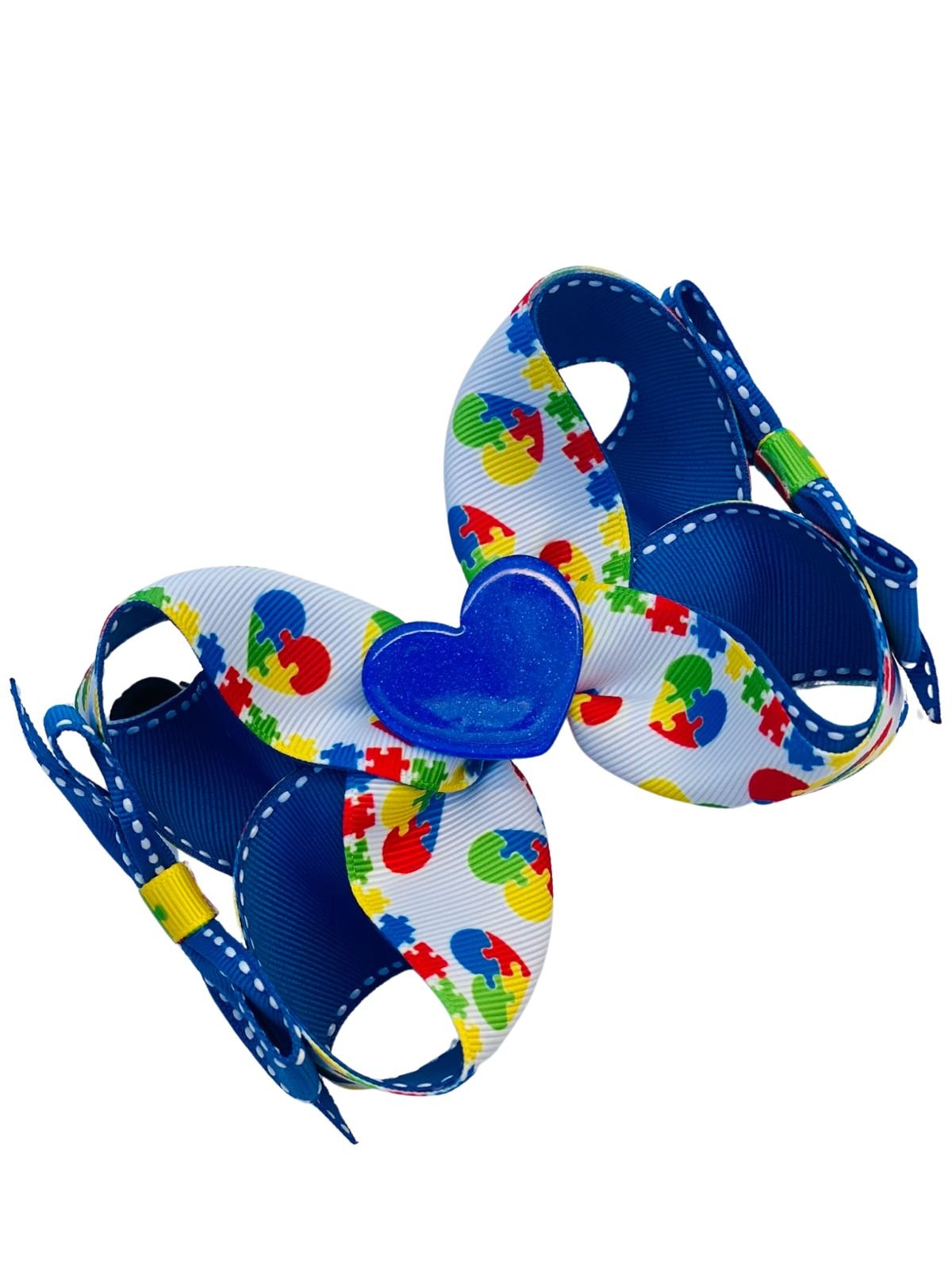 Kit escolar laço boutique estampa autismo ( G )