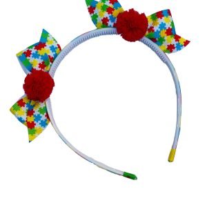 Kit escolar tiara estampa autismo - Imagem 1