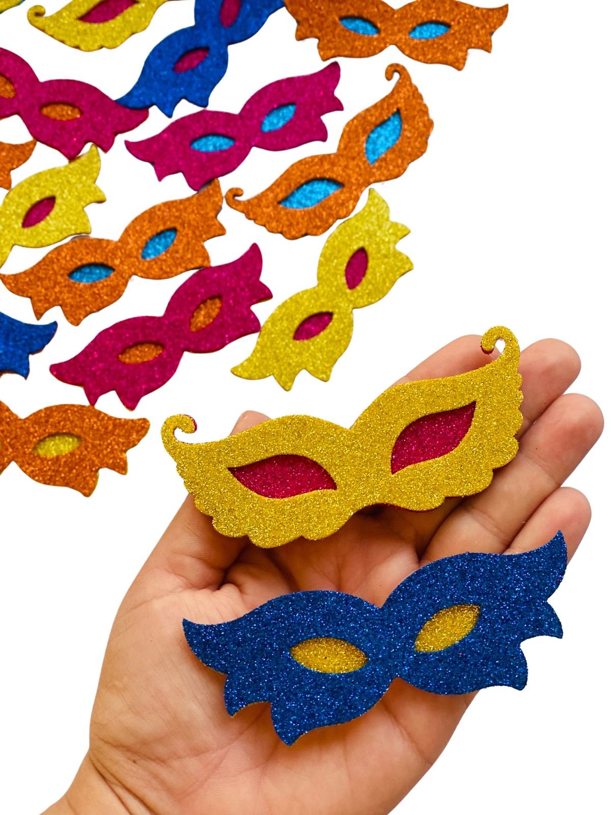 Aplique de eva Máscara de carnaval G (2 und)