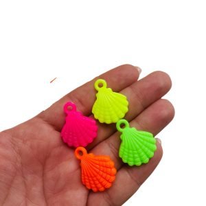 Pingente concha do mar neon (8 und) - Imagem 2
