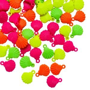 Pingente concha do mar neon (8 und) - Imagem 1