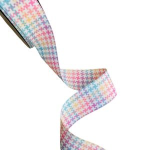 Fita xadrez pied de poule 38mm - Imagem 1