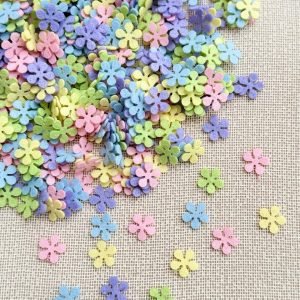 Mini flor de feltro [mod 2] 1,5cm (20 und) - Imagem 1