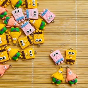 Pingente Bob esponja/Patrick (4 und) - Imagem 1