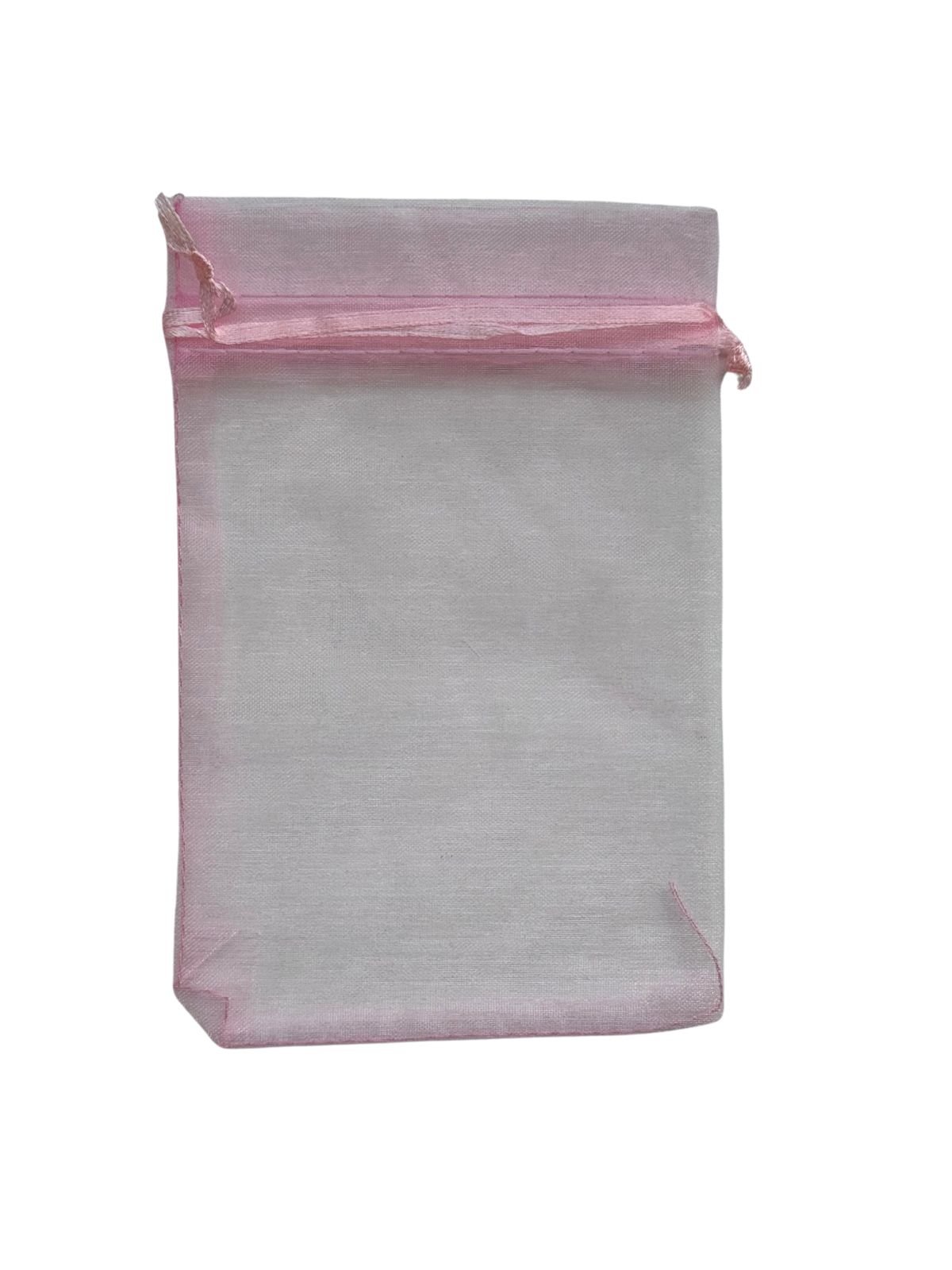 Saco de organza rosa M (1 und)