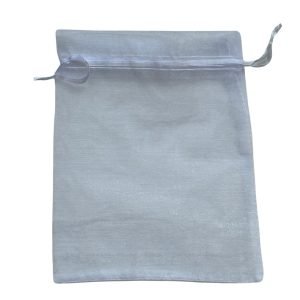 Saco de organza branco G (1 und)
