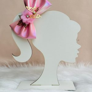 Expositor Barbie em mdf p/ laço - Imagem 1