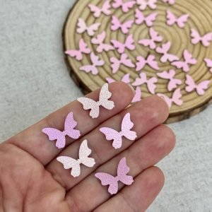 Mini borboleta de lonita 1.8cm. (10 und) - Imagem 5