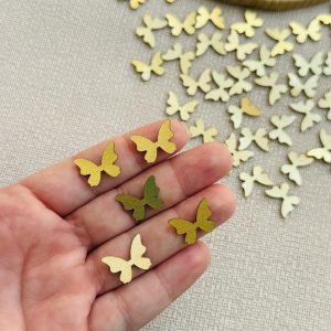 Mini borboleta de lonita 1.8cm. (10 und) - Imagem 3