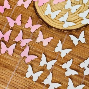 Borboleta de lonita 3cm. (5 und) - Imagem 4