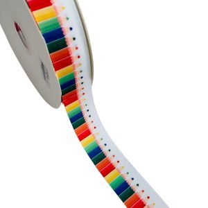 Fita Yama estampa escolar lápis 38mm - Imagem 1