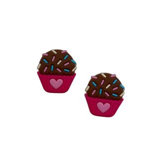 Aplique emborrachado Brigadeiro - Imagem 1