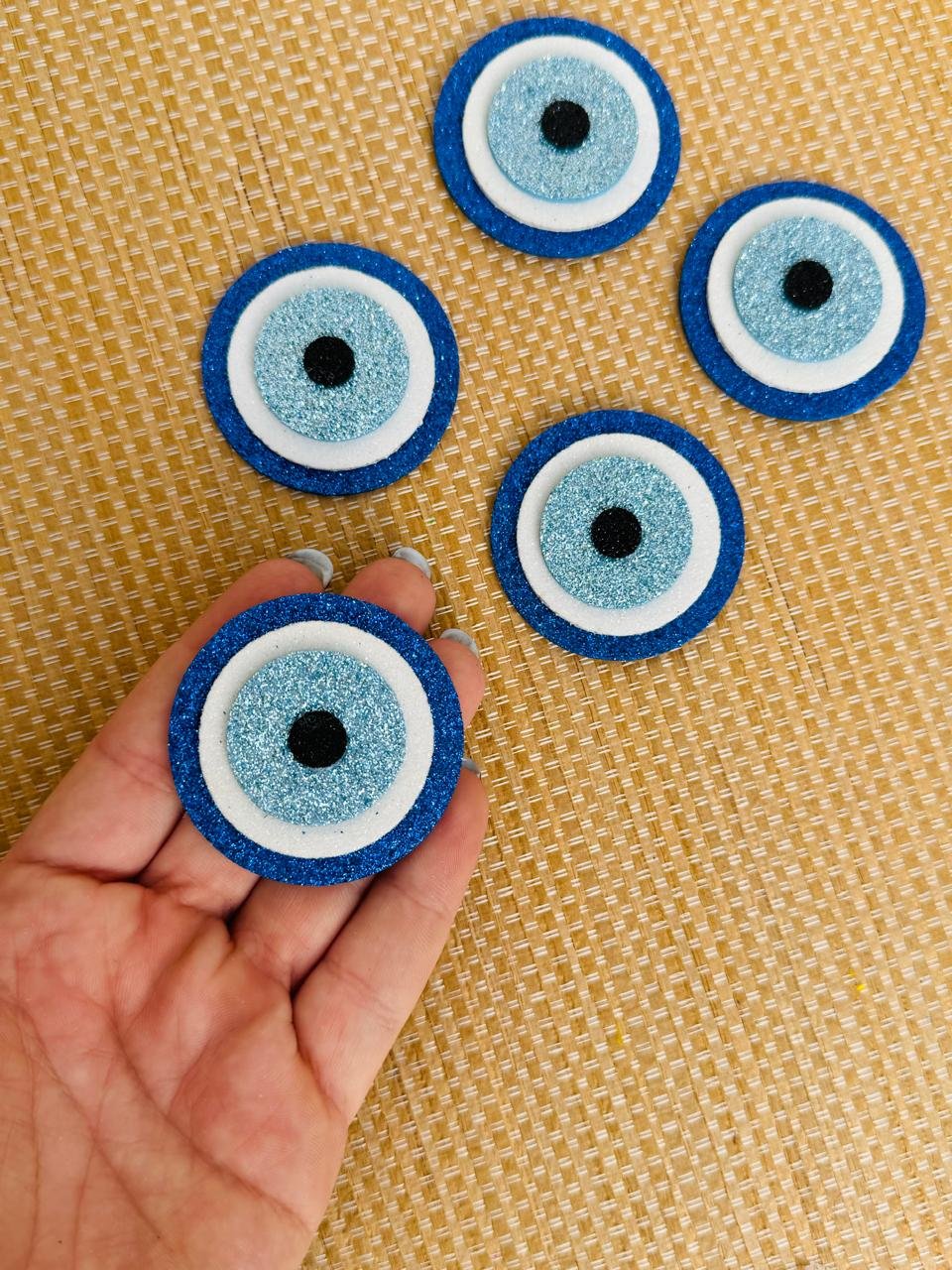 Aplique de eva Olho grego 5cm.
