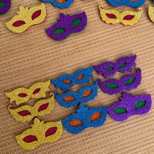 Aplique de eva Máscara de carnaval M (2 und) - Imagem 1