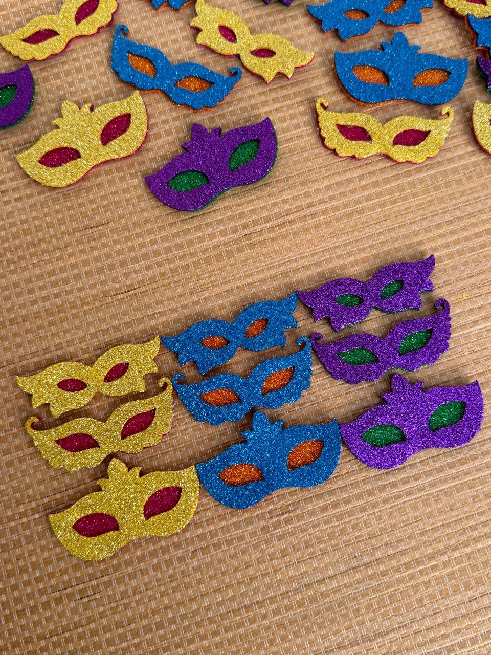 Aplique de eva Máscara de carnaval M (2 und)