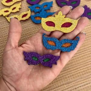Aplique de eva Máscara de carnaval M (2 und) - Imagem 2