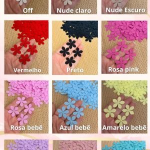 Flor de Linho para montagem (12 und) - Imagem 1