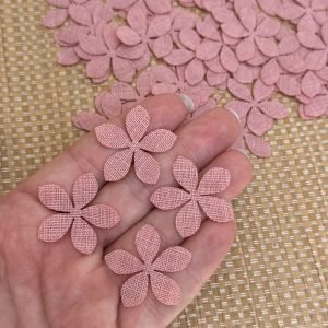 Flor de Linho para montagem (12 und) - Imagem 2