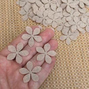 Flor de Linho para montagem (12 und) - Imagem 4