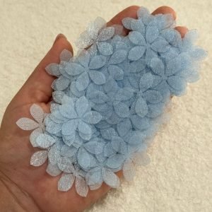 Flor de organza para montagem (12 und) - Imagem 4