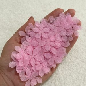 Flor de organza para montagem (12 und) - Imagem 5