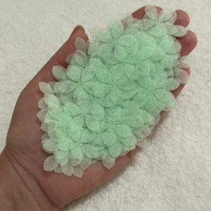 Flor de organza para montagem (12 und) - Imagem 6