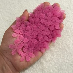 Flor de organza para montagem (12 und) - Imagem 8