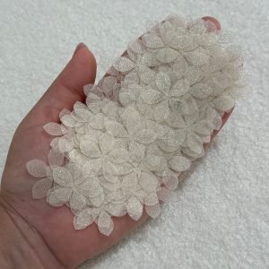Flor de organza para montagem (12 und) - Imagem 9