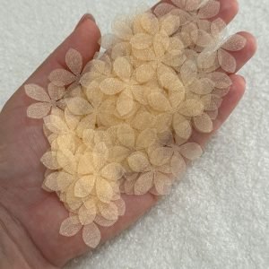 Flor de organza para montagem (12 und) - Imagem 10