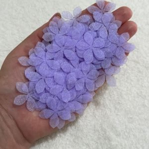 Flor de organza para montagem (12 und) - Imagem 7