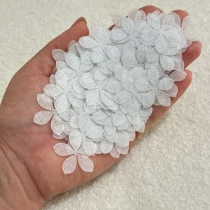 Flor de organza para montagem (12 und) - Imagem 11