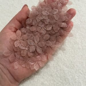 Flor de organza para montagem (12 und) - Imagem 12