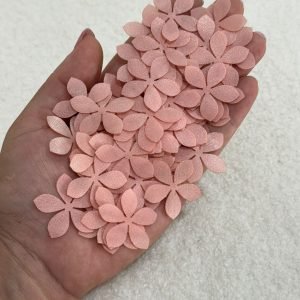 Flor de organza acetinada para montagem (12 und) - Imagem 5