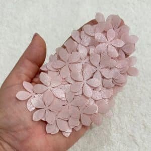Flor de organza acetinada para montagem (12 und) - Imagem 6