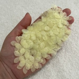 Flor de organza para montagem (12 und) - Imagem 2