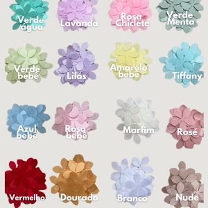 Flor de Cetim para montagem (12 und) - Imagem 1