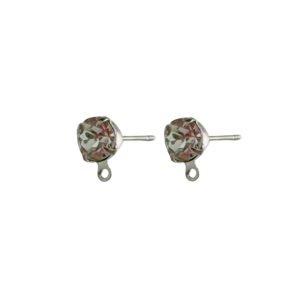 Base com strass p/ brinco (5 pares) - Imagem 1