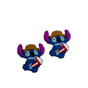 Aplique emborrachado junino Stitch matutinho - Imagem 1