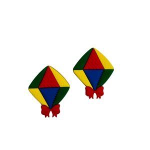Aplique emborrachado balão junino colorido - Imagem 1