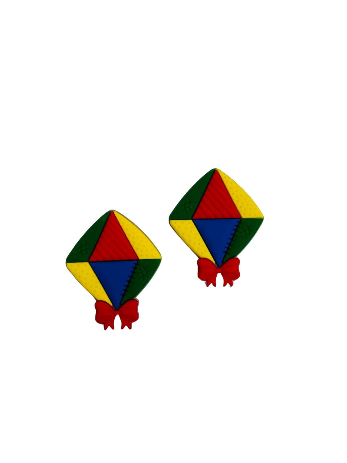 Aplique emborrachado balão junino colorido
