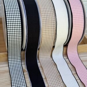 Fita Tweed xadrez 38mm - Imagem 1