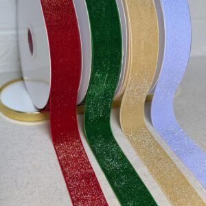 Fita de veludo c/ lurex 38mm (Edição fim de ano) - Imagem 1